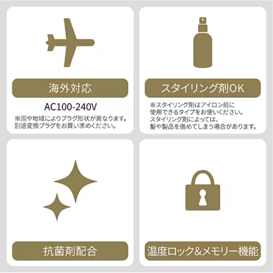 Nobby NIS500A-K プロフェッショナル プロテクトイオン ストレートヘアアイロン 海外 ブラック TESCOM テスコム ノビー (08) | Nobby by TESCOM | 09