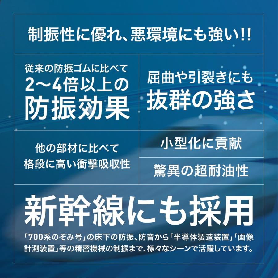 枚方技研 NTG-t5 ノンブレン・タックゲル 4cm×4cm 厚さ5mm 4枚入り 耐荷重70kg 震度7 耐震 カット可能 ブラック (1C) |  | 08