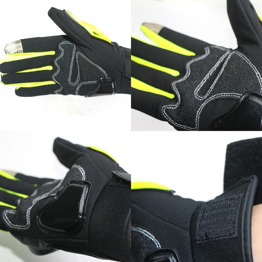 TR-BGL001-YL バイク用グローブ スマホ操作対応 M / L / XL プロテクター ナックルガード グローブ バイク(C) |  | 01
