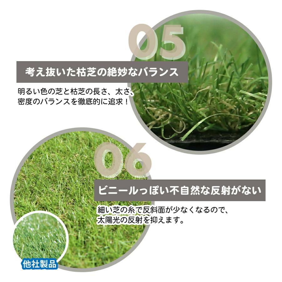 メモリーターフ MTS20-0110 メモリーターフスウィート 巾1m×長さ10m 1ロール 人工芝 ガーデニング ベランダ (M) | unionbiz | 05