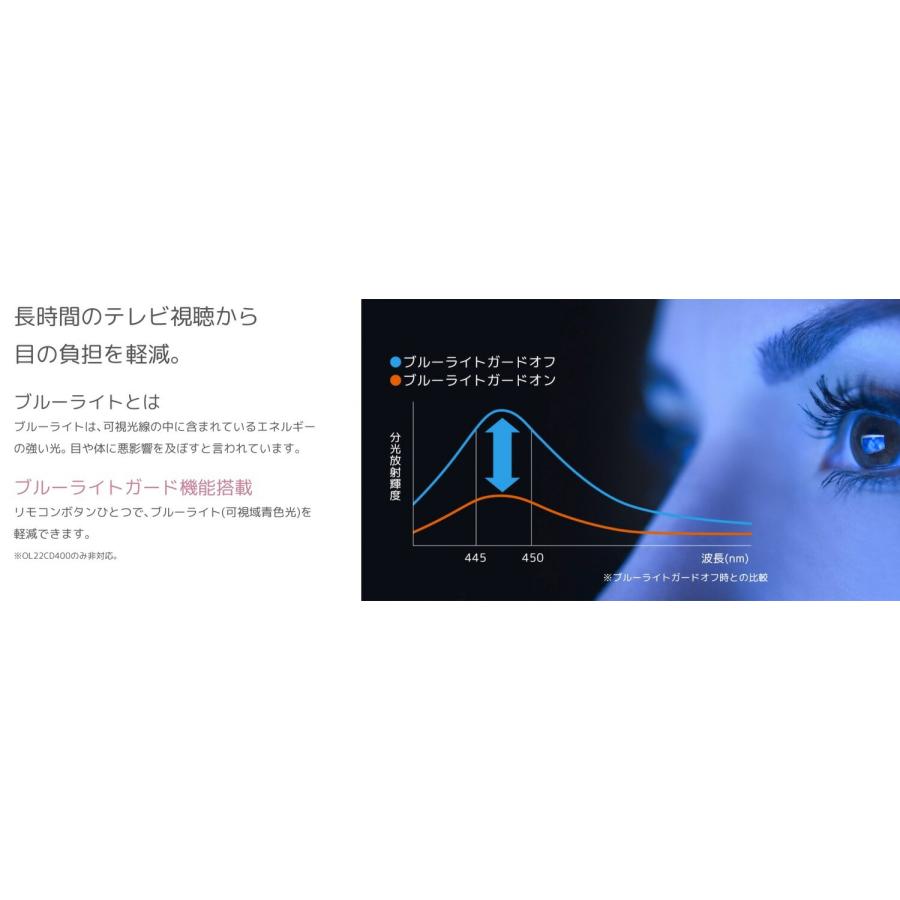 ORION OL22CD400 22V型 フルハイビジョン 液晶テレビ リモコン HDD録画対応 イコライザー機能 オリオン (R) | オリオン電気（ドウシシャ） | 04