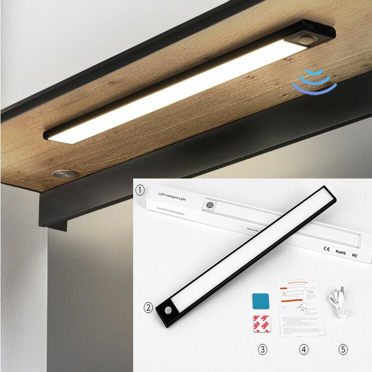 TR-LEB003-40 充電式 スリムセンサーライト 150lm 調光調色 無段階調光  倉庫 廊下 屋内 USB センサー (06) |  | 01