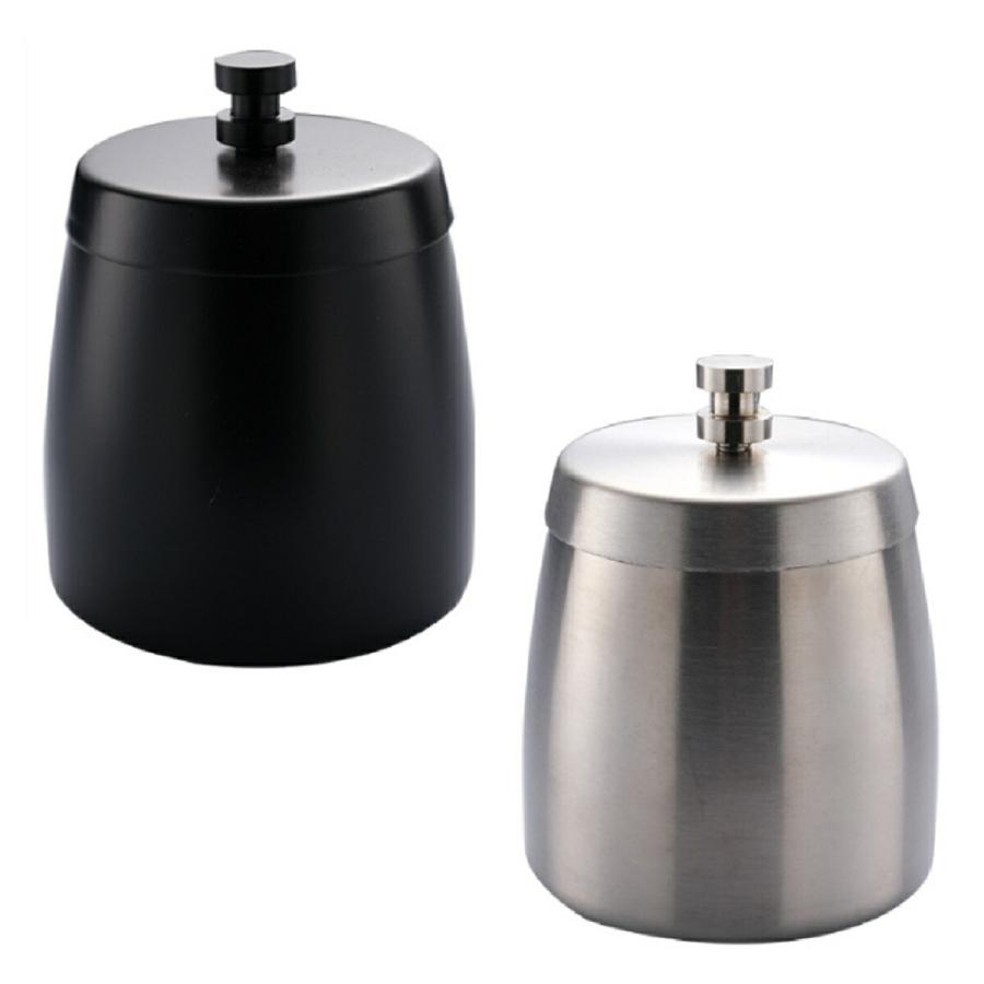 TR-HIZ002 フタ付き ステンレス灰皿 自宅 飲食店 ホテル 車 防臭 防煙 ステンレス 灰皿 ポータブル コンパクト (05) | 