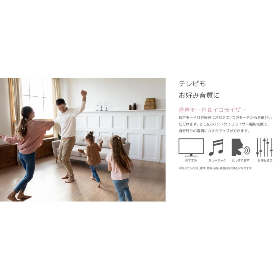 ORION OL22CD401 22V型 フルハイビジョン 液晶テレビ リモコン HDD録画対応 イコライザー機能 オリオン (R) | オリオン電気（ドウシシャ） | 03