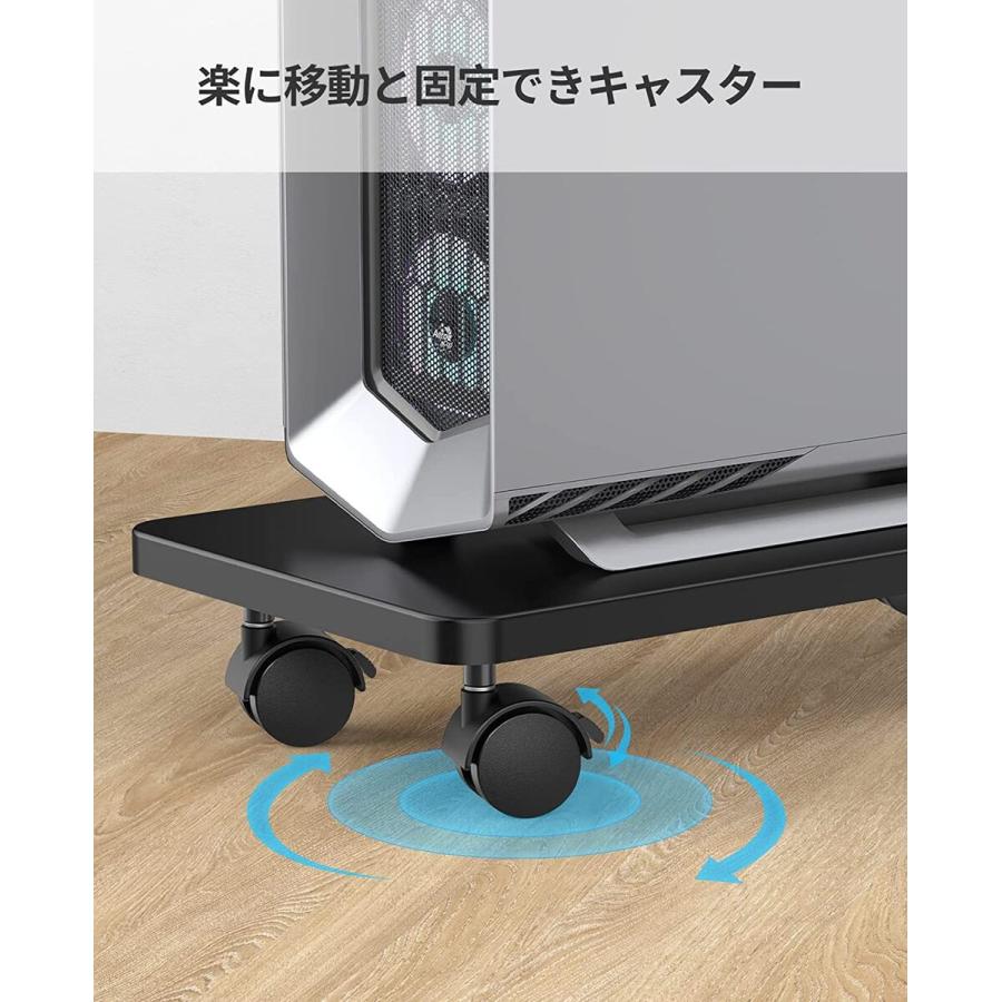 【処分特価】 ORICO CPB6 CPUスタンド キャスター付き ブラック スタンド デスクトップ CPU 台車 PC パソコン オリコ (10) |  | 02