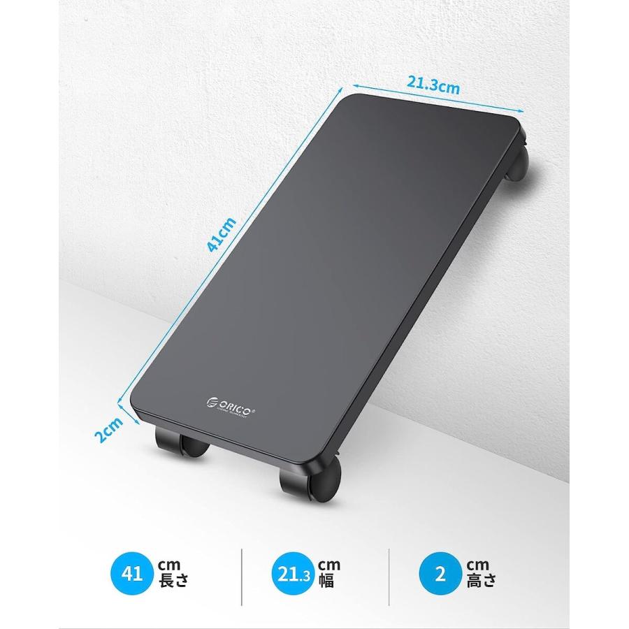 【処分特価】 ORICO CPB6 CPUスタンド キャスター付き ブラック スタンド デスクトップ CPU 台車 PC パソコン オリコ (10) |  | 06