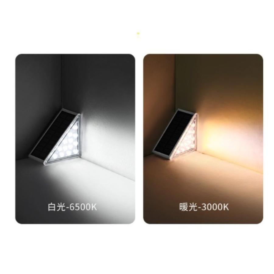 TR-SGL005-D 階段を照らすソーラーライト 2個セット 電球色 LED 太陽光 ソーラー 屋内 屋外 階段 玄関 庭 ガーデン (06) |  | 01