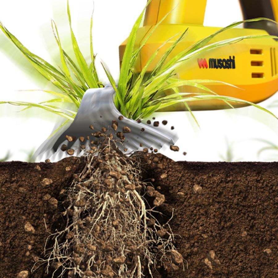 musashi WE-700 除草バイブレーター 草むしり 草刈り 除草 振動除草 根こそぎ 綺麗 安全 庭 ガーデン 駐車場 ムサシ(F) | musashi(DIY) | 03