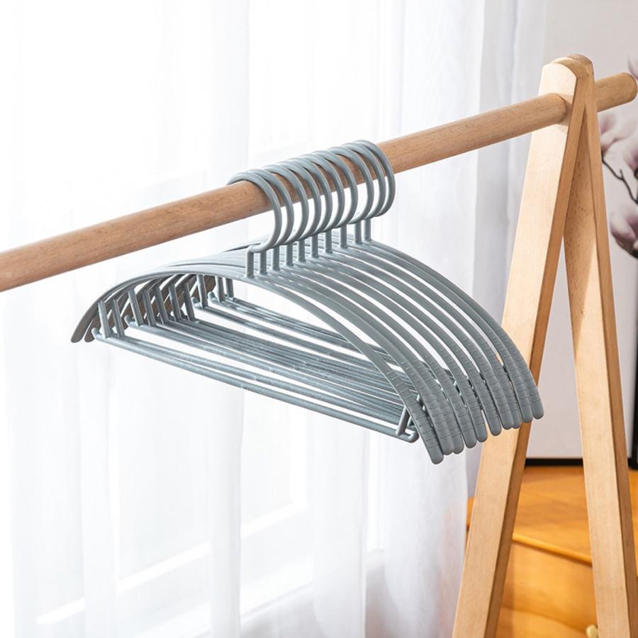 TR-KHS001 【5本セット】 ハンガー アーチ型 半円 洗濯 シンプル 収納 整理 伸縮性 ホワイト ブルー グレー (06) |  | 02