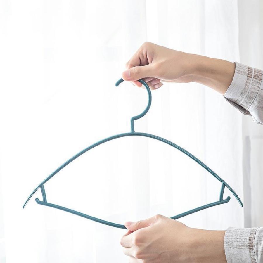 TR-KHS001 【5本セット】 ハンガー アーチ型 半円 洗濯 シンプル 収納 整理 伸縮性 ホワイト ブルー グレー (06) |  | 04