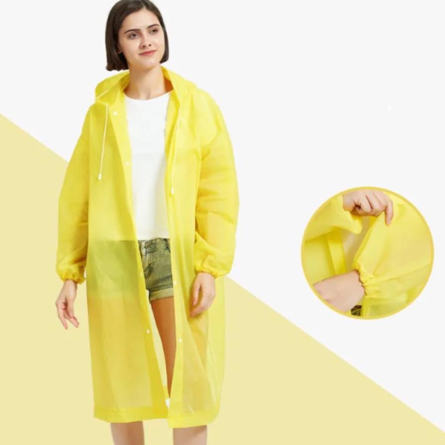 TR-RCF001 カラーレインコート フード付き サイズフリー ロング レインコート カッパ 雨衣 雨 梅雨 軽量 レディース メンズ (3C) |  | 04