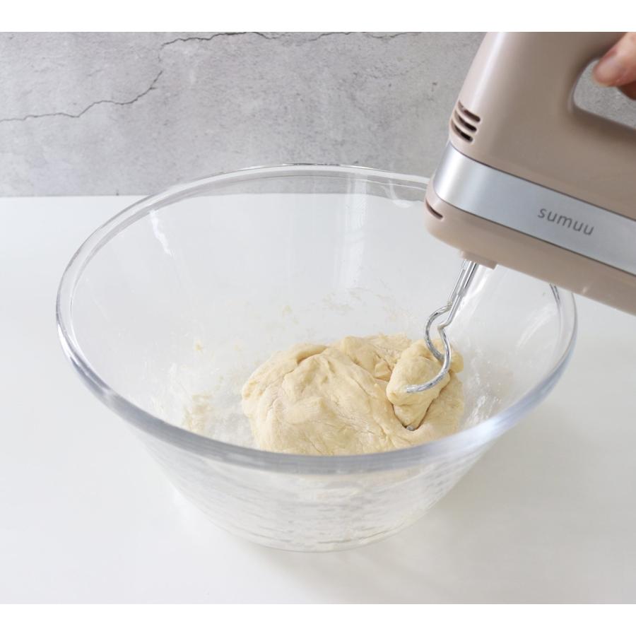 マクロス MEK-90BR sumuu ハンドミキサー アンド ニィ 泡立機 電動 ウィスク ニーダー お菓子 ダブルウィスク (06) | sumuu | 04
