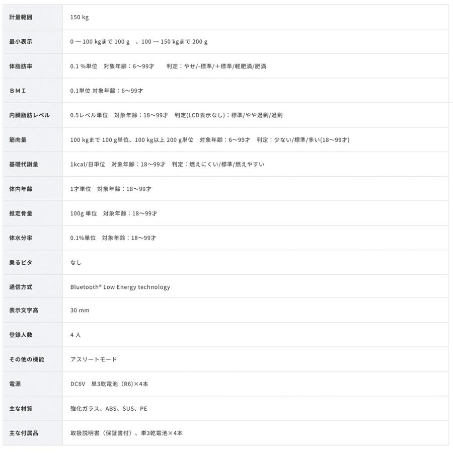 TANITA BC-505-PR 体組成計 インナースキャン Android アプリ 健康管理  体重計 体脂肪計 タニタ (10) | タニタサイズ | 02