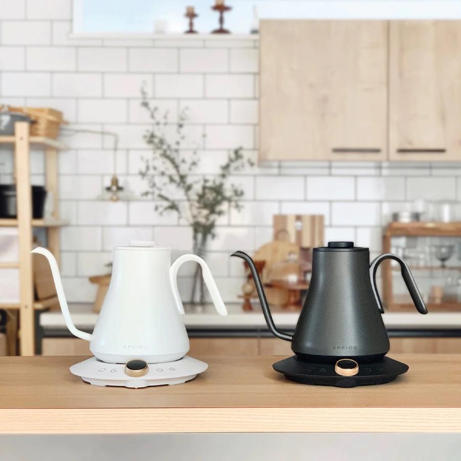 EPEIOS ドリップケトル 電気ケトル 注ぎ口 900ml 保温60分 湯沸かし ポット コーヒー ドリップ EPCP001 エペイオス (10) | EPEIOS | 01