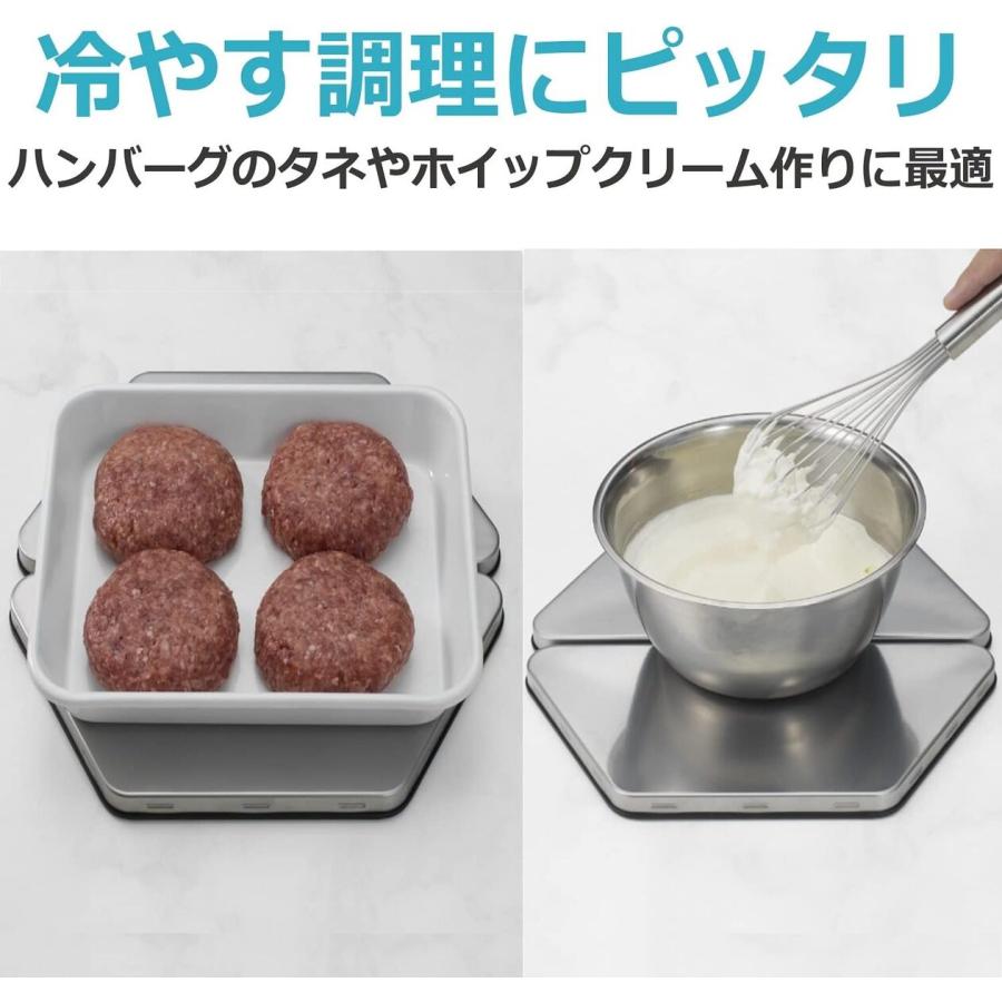 CCP ZF-CP72-SV フローズンプレート ステンレス 保冷 軽量 スリム プレート 刺身 サラダ そうめん シーシーピー (M) | CCP | 03