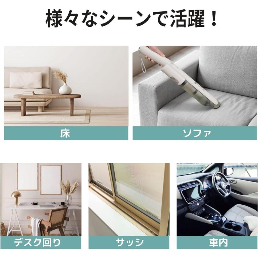 CCP CJ-DC22-BE コードレス ハンディ スティッククリーナー 充電式 ワンタッチゴミ捨て 軽量 掃除 掃除機 シーシーピー (M) | CCP | 06