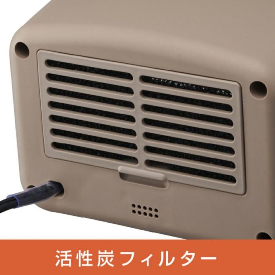 DOSHISHA CHY-063 パーソナルセラミックヒーター 600W タイマー 足元  ヒーター レトロ かわいい ドウシシャ (06) | オリオン電気（ドウシシャ） | 02
