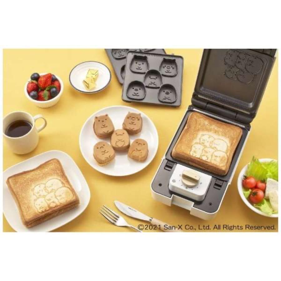 CCP ZR-CM65-SG こんがりキャラメーカー すみっこぐらし ホットサンドメーカー パンケーキ ZRCM65 シーシーピー (08) | CCP | 01