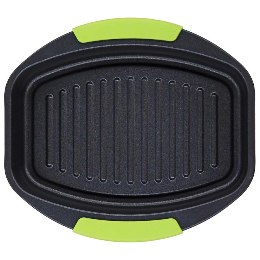 TO-PLAN TKSM-33 レンジで焼ケール 角型 グリーン レンジ調理器 焼き魚 お肉 電子レンジ トプラン 東京企画販売 (R) | TO-PLAN | 07