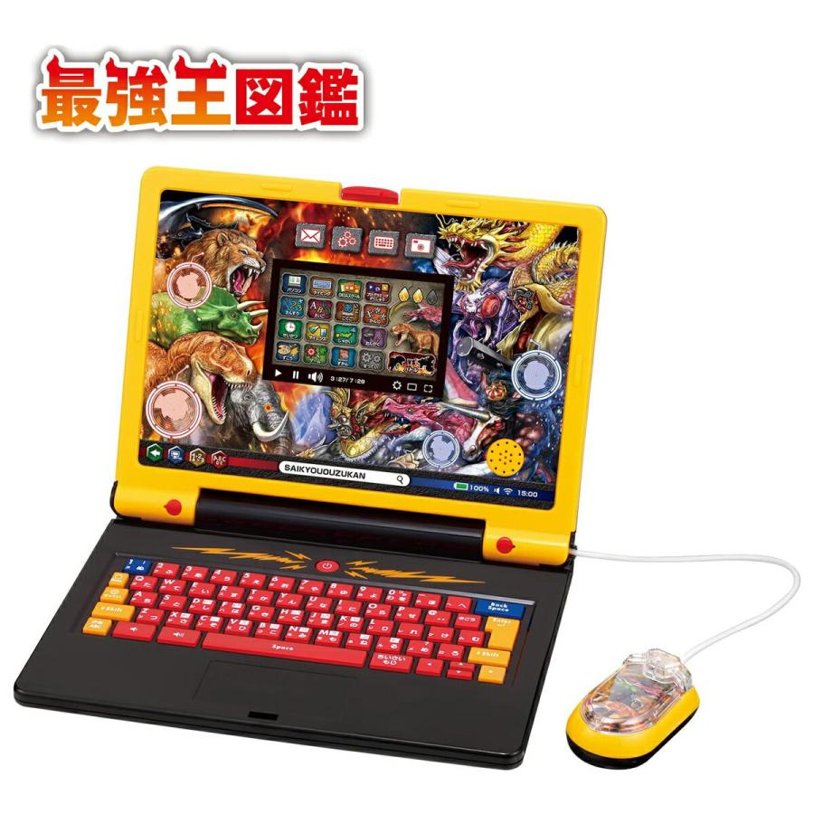 BANDAI 最強王図鑑 パソコン 動物 図鑑 プレゼント クリスマス 誕生日 プログラミング (08) | BANDAI