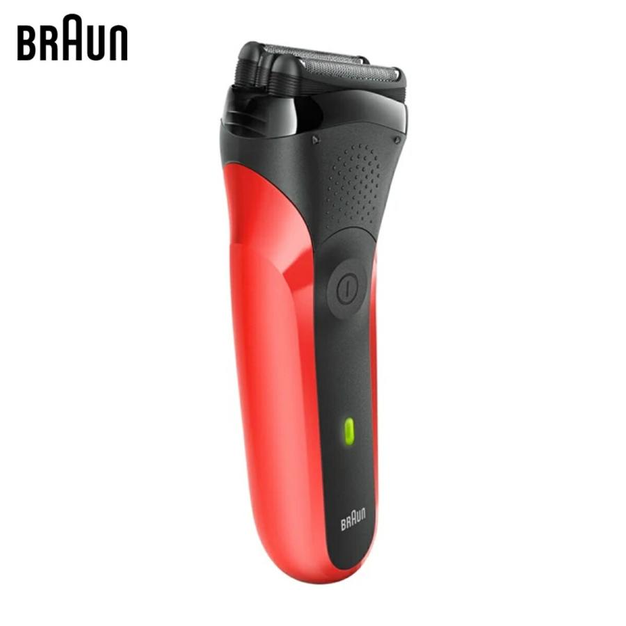 BRAUN 300s-R シリーズ3 充電式シェーバー 髭剃り 水洗い コードレス 電気シェーバー フィット プレゼント ブラウン(06) | BRAUN | 01