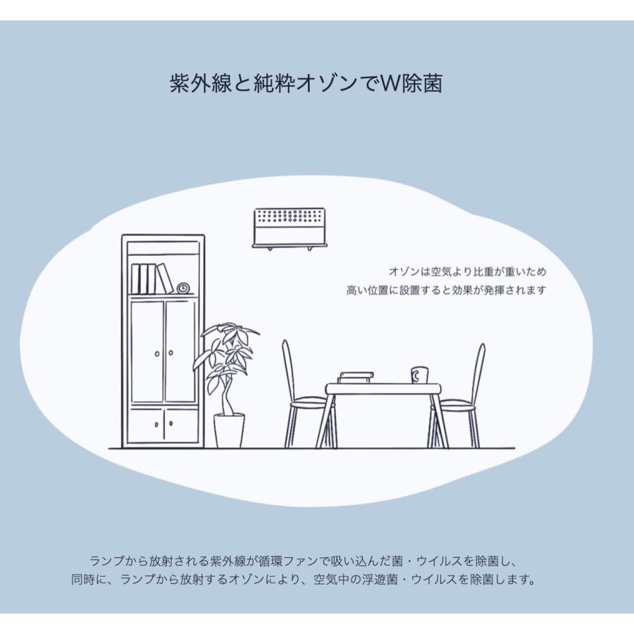 旭東 グリーンメイト KT-OZF-03IKS スタイル プロ 40〜70畳 空気清浄機 脱臭機 除菌 消臭 殺菌 小型 おしゃれ (M) | 旭東 | 05