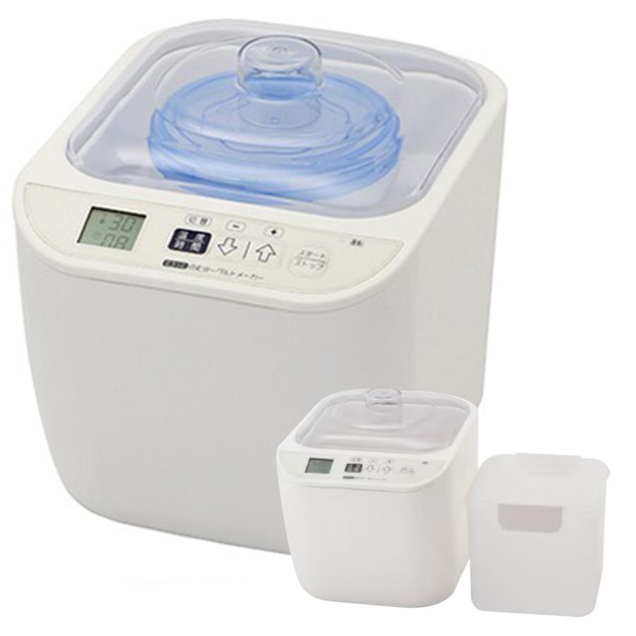 仲佐 NYM-100 とろっとのむヨーグルトメーカー メニュー付き 専用容器 1000ml ヨーグルト 麹 甘酒 味噌 納豆 豆乳 NAKASA (08) | 