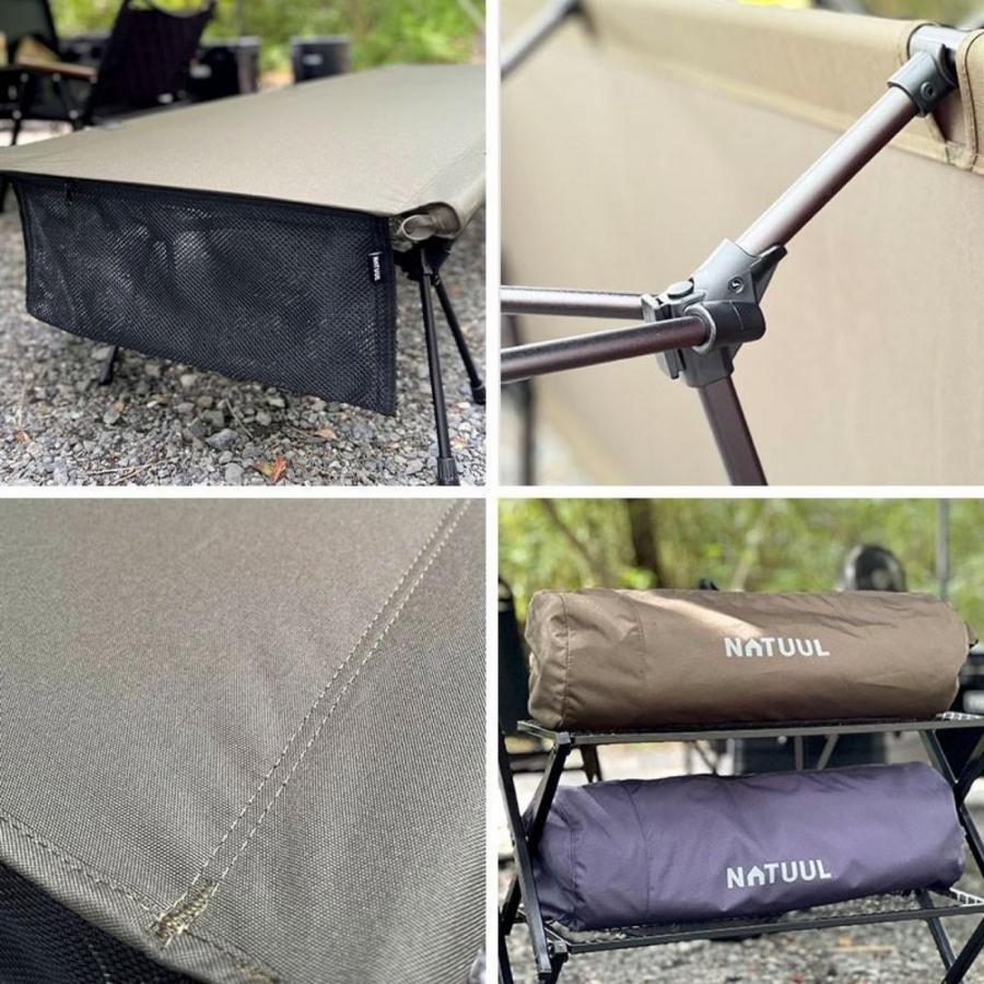 アズマ NATUUL コット NL-COTB 2Way ジュラルミン 軽量 丈夫 アズマ NATUUL コット NL-COTB 2Way ジュラルミン 軽量 丈夫