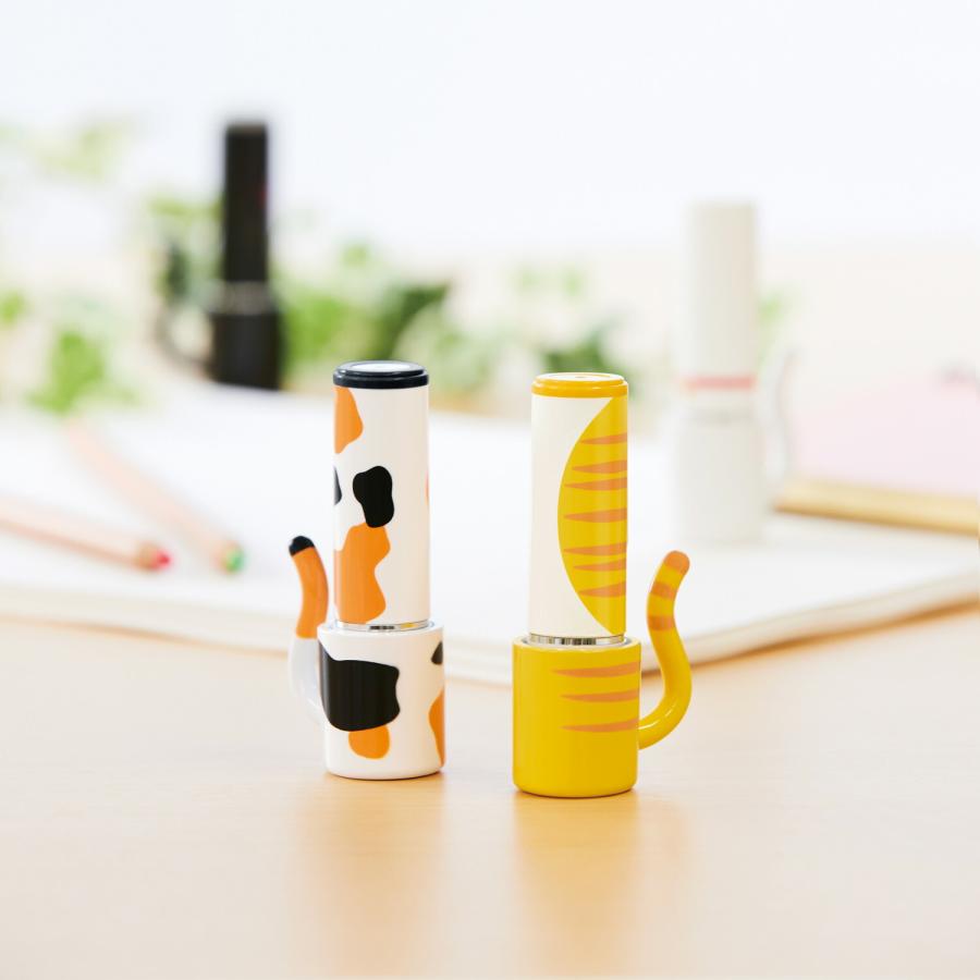 シャチハタ ネーム9 着せ替え おめかしっぽ 猫 はんこ 印鑑 ホルダー キャップ カバー かわいい おしゃれ ハンコ シヤチハタ (3C) | DOSHISHA | 02