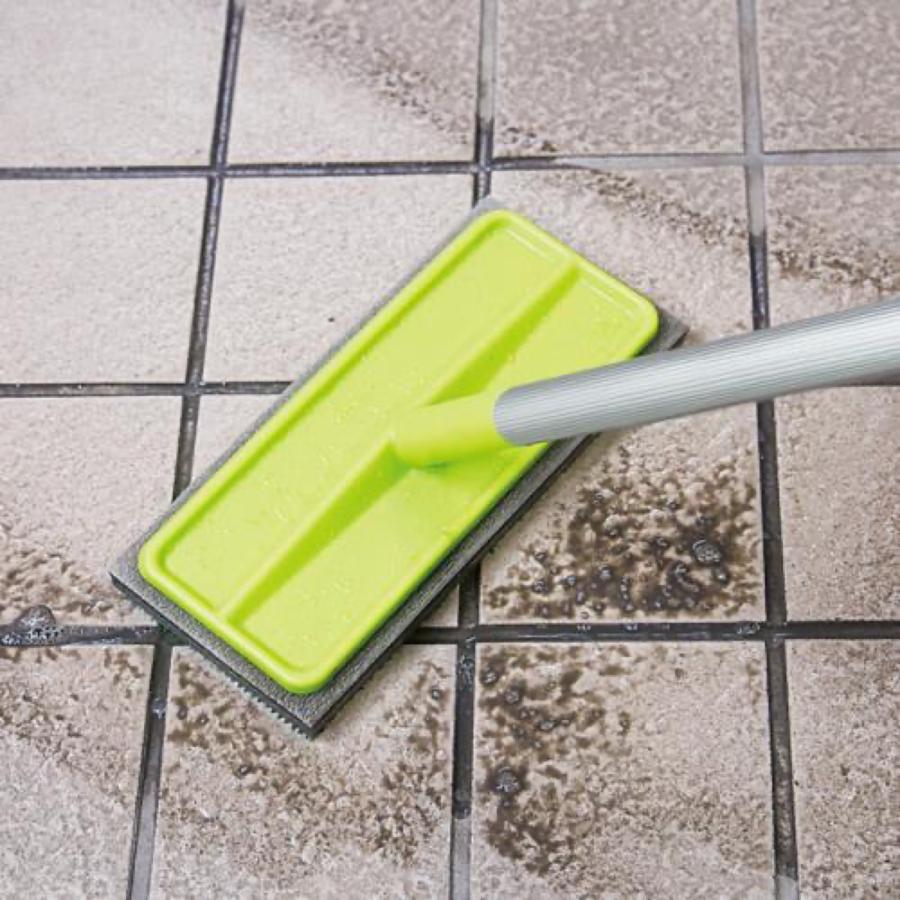 アズマ工業 AZ294 玄関タイルブラシスポンジ F グリーン 伸縮柄 交換式 玄関ブラシ 玄関 タイル 外壁 ベランダ ブラシ azuma (R) | アズマ工業 | 03