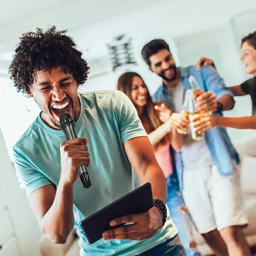 TO-PLAN アンプ内蔵 カラオケスピーカー サウンドプロMAX マイク2本 リモコン付属 Bluetooth TKMI-008 トープラン (R) | TO-PLAN | 03