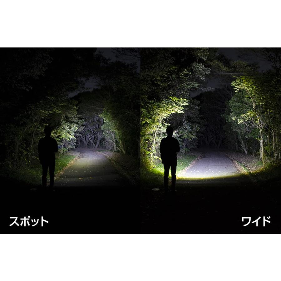 GENTOS RX-486PB 懐中電灯 900ルーメン 充電式 給電可能 LED 調光 耐塵 耐水 ハンディライト ライト ジェントス (05) | GENTOS | 01