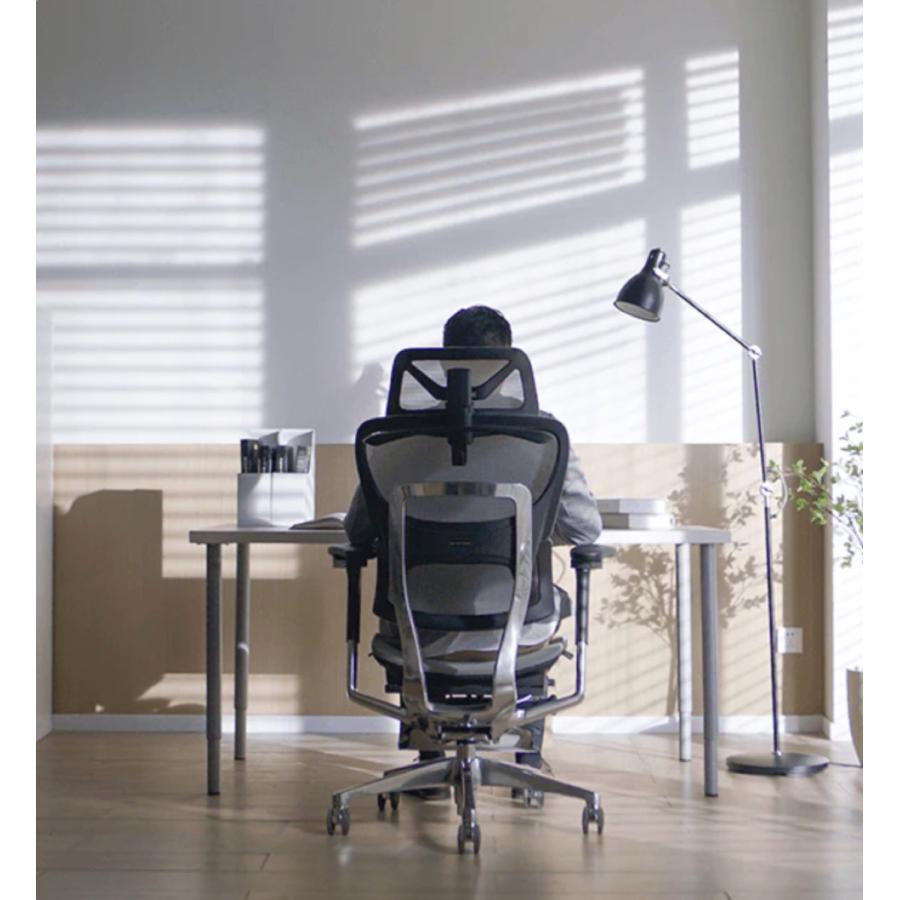 COFO Chair premium フットレスト メッシュ リクライニング アームレスト ワークチェア 椅子 コフォ FCC-X (H) | COFO | 04