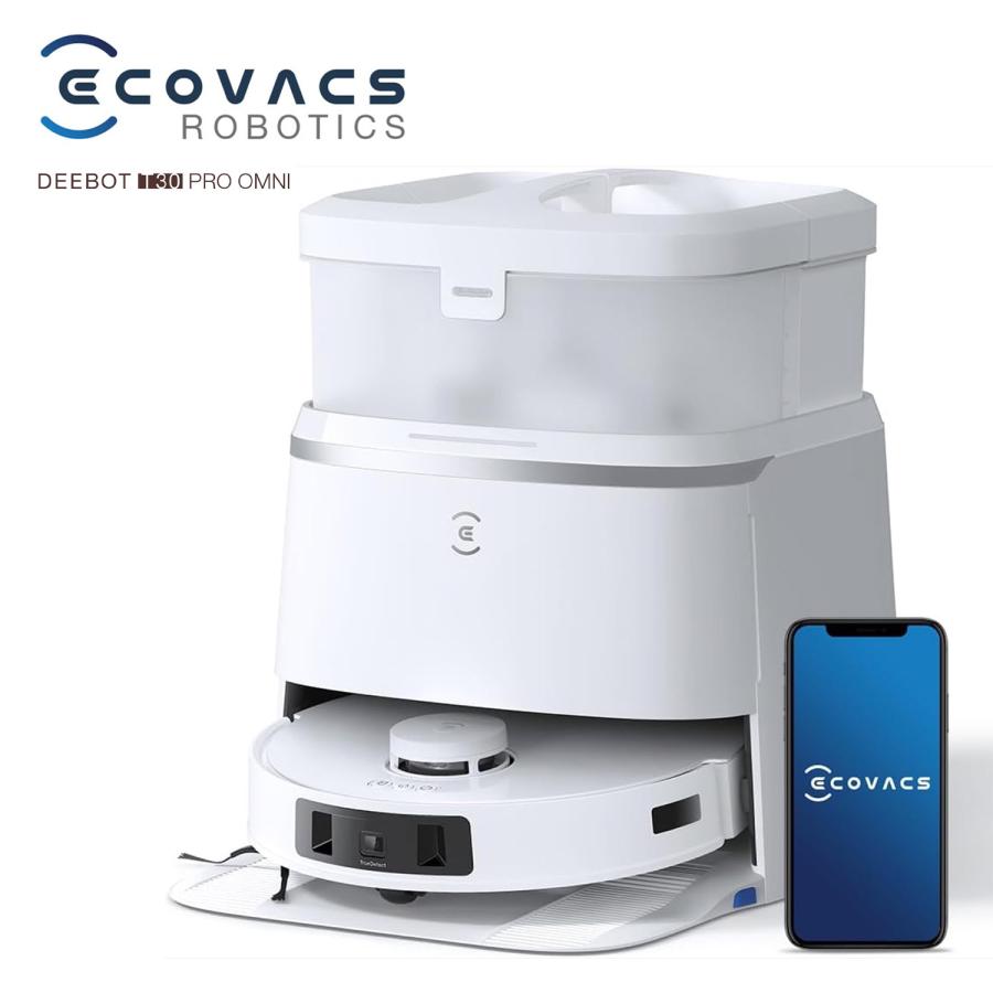 ECOVACS DEEBOT T30 PRO OMNI ロボット掃除機 水拭き 両用 モップ洗浄 自動ゴミ収集 DDX14-12EE エコバックス (17) | ECOVACS