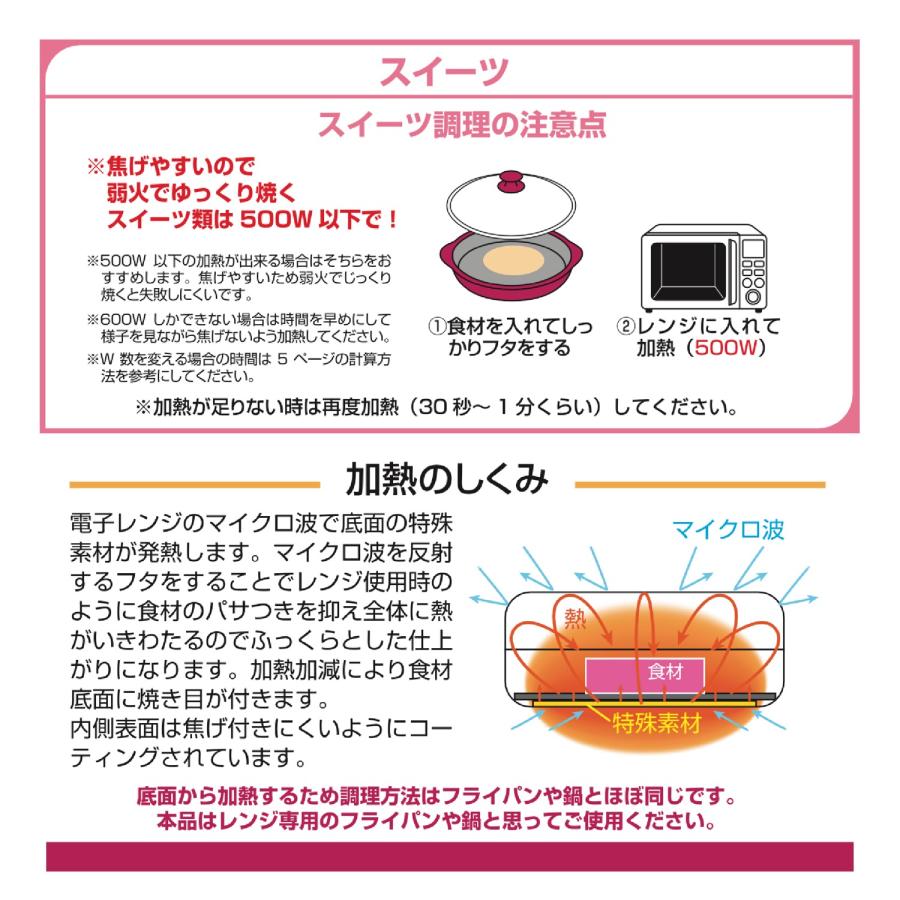 TO-PLAN TKSM-34 レンジで焼ケール 深型 レッド 蒸しプレート付き レシピ付き 調理 料理 電子レンジ レンジ トープラン (R) | TO-PLAN | 04