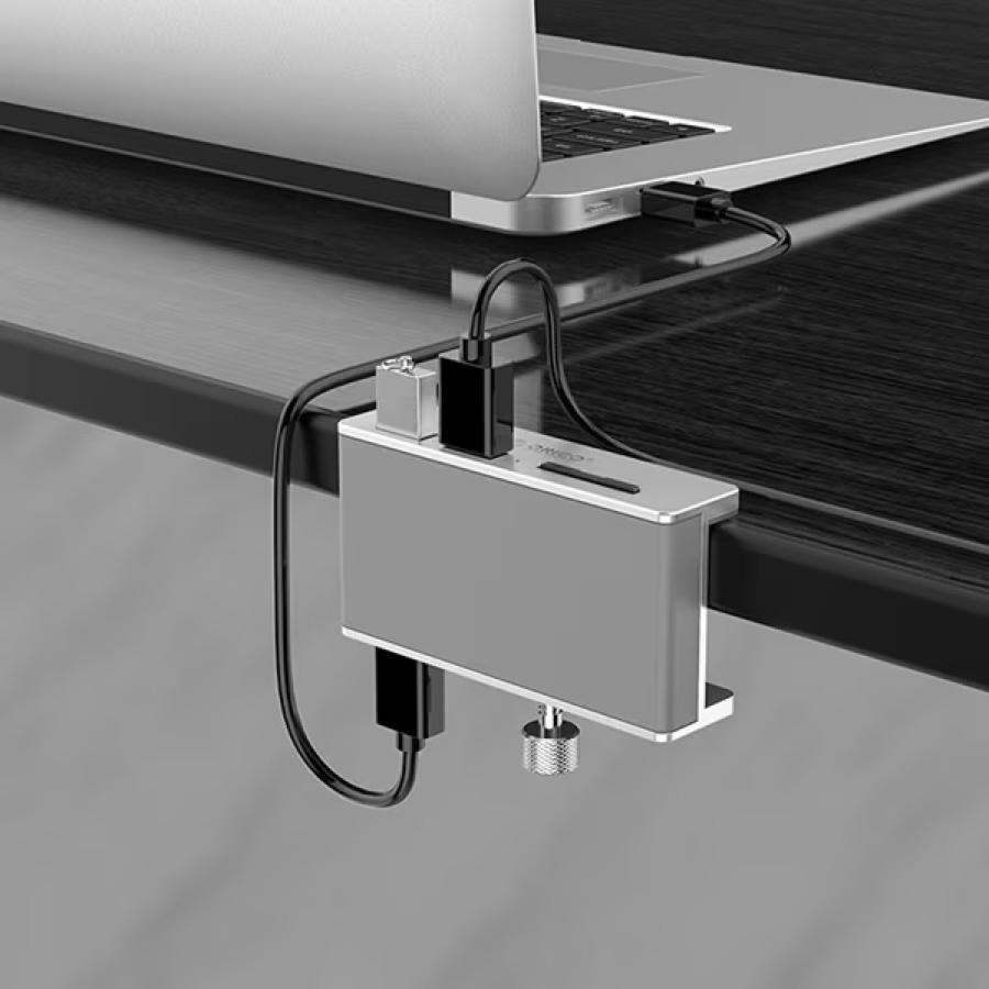 【処分特価】 ORICO MH2AC-U3-SV SDカードリーダー付き USB3.0ハブ 固定式 USB 2ポート SDカード ハブ 高速 (05) |  | 02