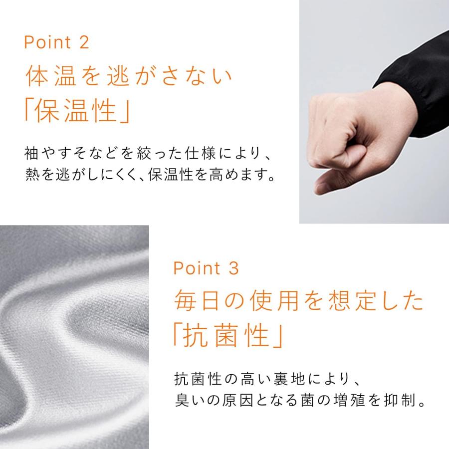 MTG シックスパッド SS-AW00B サウナスーツ 発汗 保温 代謝 ランニング 筋トレ ダイエット SIXPAD (08) |  | 03