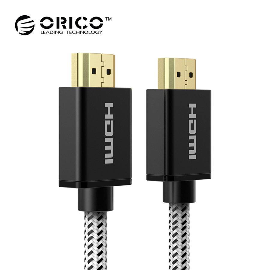 【処分特価】 ORICO HD501-10-BK-BP 4K HDMIケーブル 1m パソコン テレビ プロジェクター HDMI 【パッケージレス】 (3C) | 
