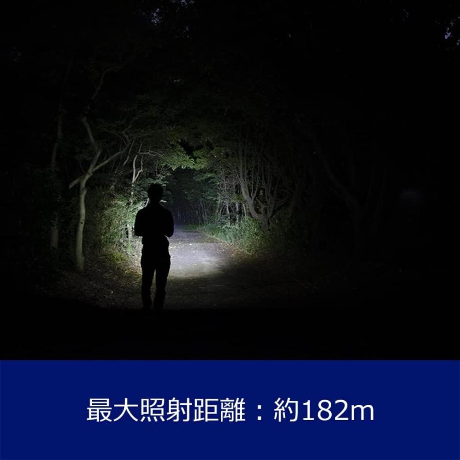 GENTOS RX-286R フラッシュライト 耐塵 防滴 IP64 600ルーメン REXEED シリーズ 充電式 レクシード ジェントス (05) | REXEED | 02