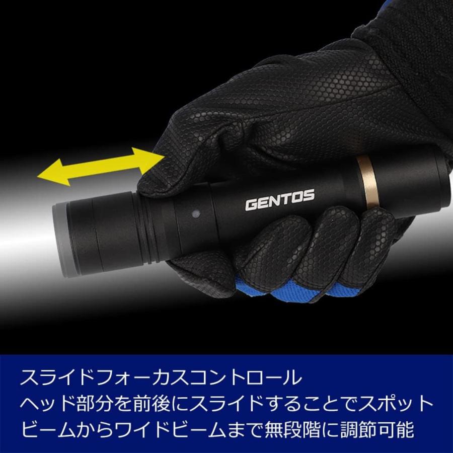 GENTOS RX-286R フラッシュライト 耐塵 防滴 IP64 600ルーメン REXEED シリーズ 充電式 レクシード ジェントス (05) | REXEED | 03