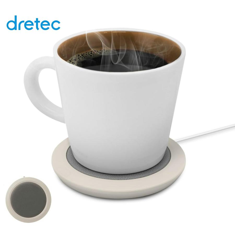 dretec CW-100BE USB電源 保温カップウォーマー ペットボトル マグカップ 保温 CW-100 ドリテック (3C) | ドリテック