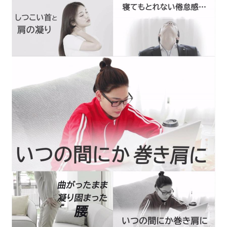 JinBiotech NSR01 ナスラ Nasra ピロー型 マッサージ 首 肩 肩こり 腰 背中 枕 ジンバイオテック Rapport ラポール (06) |  | 03