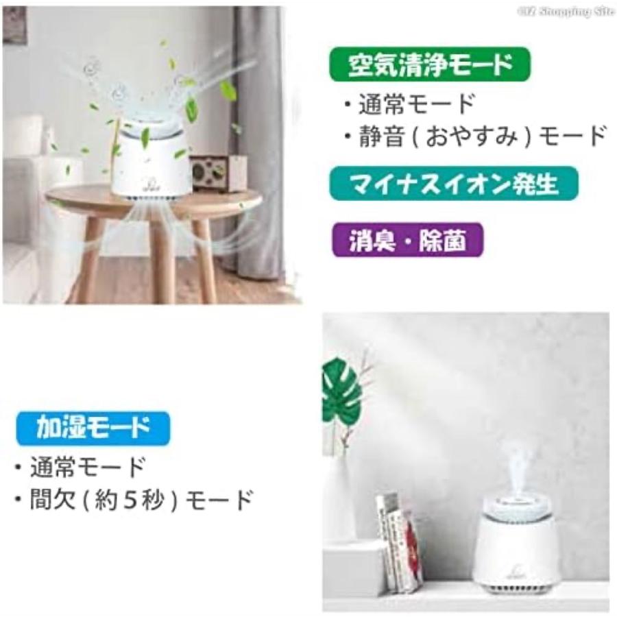 arwin+ AAP-K9 加湿 & 空気清浄機 10畳 USB Type-C マイナスイオン HEPA 活性炭 消臭 除菌 アーウィン (06) | Arwin | 03