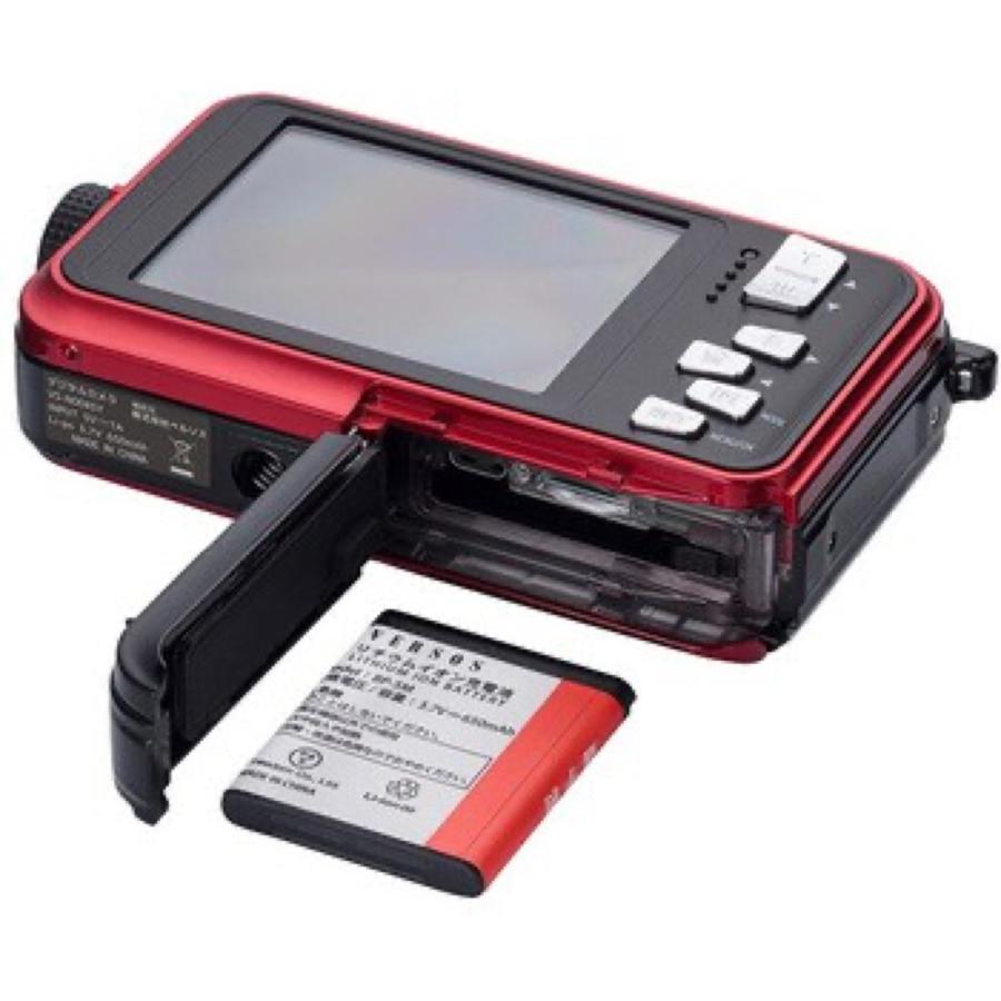 VERSOS VS-N004SY デジタルカメラ デジカメ 2画面 手振れ補正 防水 防塵 デュアルスクリーン 800万画素 顔検出 自撮り (06) | VERSOS | 03