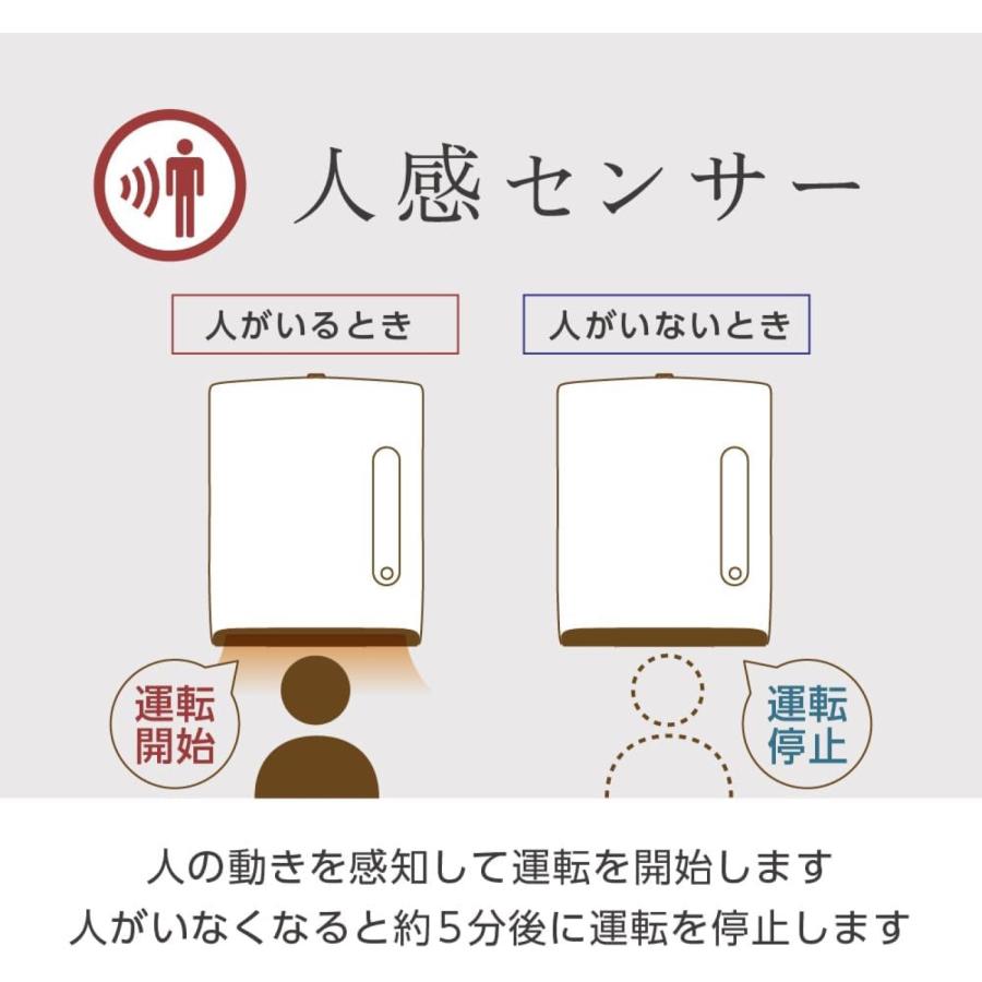 ZEPEAL DWC-A120N-WH 人感センサー付 脱衣所ヒーター 脱衣所 温風 送風切替 リモコン付き DWC-A120N 電響社 ゼピール (10) | ZEPEAL | 03