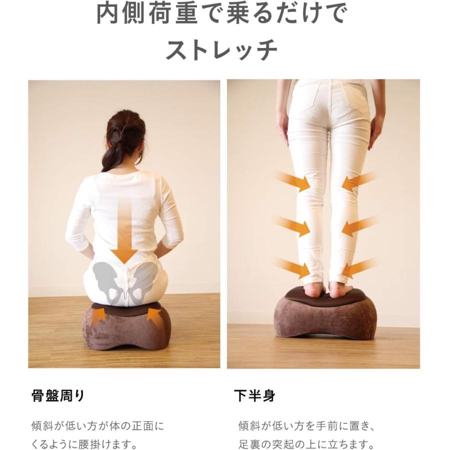 PROIDEA  スリムルームステッパー 0070-2331 多機能 クッション スツール エクササイズ ストレッチ 足枕 骨盤 足 お腹 プロイデア (R) | PROIDEA | 04