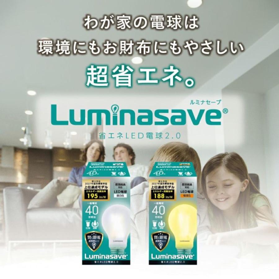 DOSHISHA Luminasave LSF-A60 省エネ LED電球 60形 ルミナセーブ LSF-A60N LSF-A60L ドウシシャ (R) | Luminous | 02