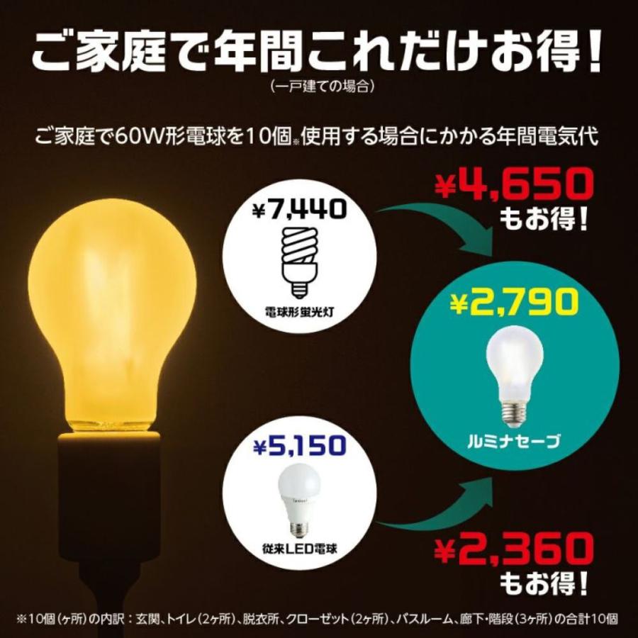 DOSHISHA Luminasave LSF-A100 省エネ LED電球 100形 ルミナセーブ LSF-A100N LSF-A100L ドウシシャ (R) | Luminous | 04