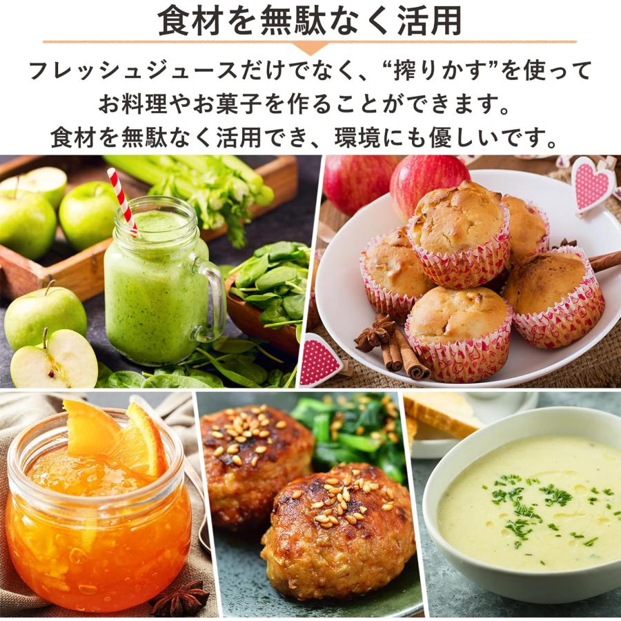 NEUTRAL NR-K-BD4 ミニスロージューサー 搾りカス分離 小型 ジューサー 低速回転 酸化しにくい ニュートラル ラドンナ (R) | NEUTRAL（LADONNA） | 04