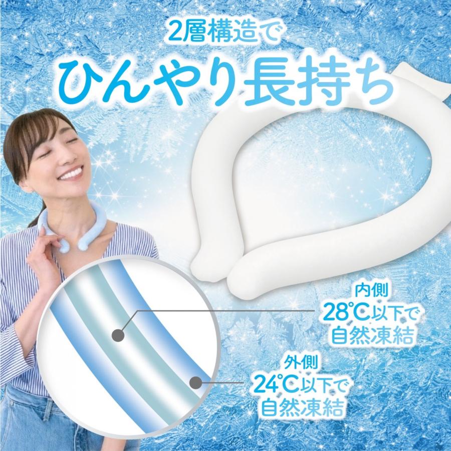 ダブルクーリング 二層 ネッククーラー クールネックリング アイスネックバンド クールバンド アイスネックリング イスクーリング クールリング (3C) |  | 02